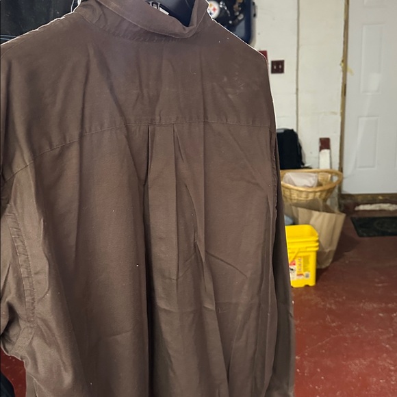 Jos. A. Bank Men's Dark Brown Shirt Jacket - Picture 4 of 4
